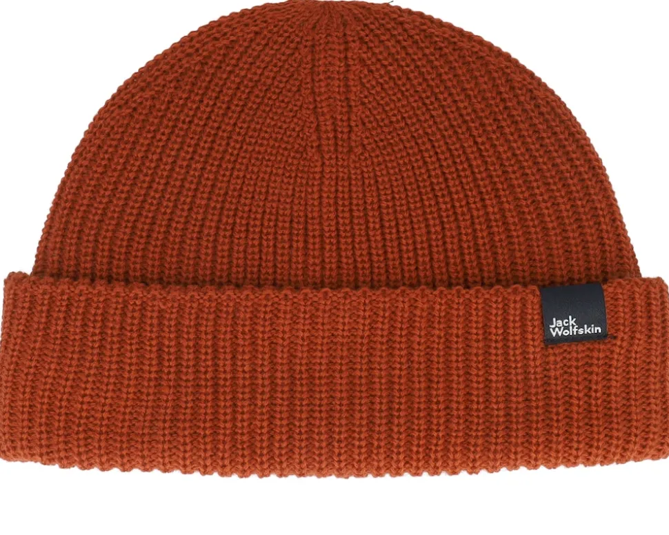 Fischer Beanie Intense Rust Cuff - Jack Wolfskin