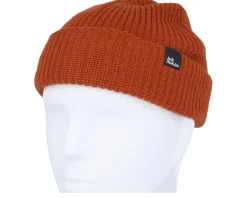 Fischer Beanie Intense Rust Cuff - Jack Wolfskin
