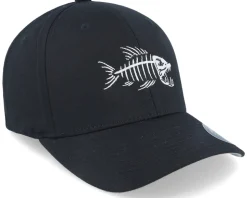 Fish Bones Black Flexfit - Skillfish