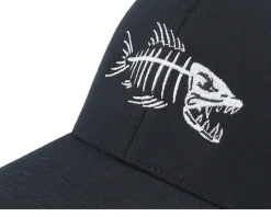 Fish Bones Black Flexfit - Skillfish
