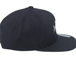 Fish Bones Black Snapback - Skillfish