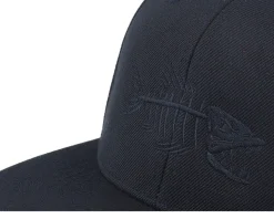 Fish Bones Black/Black Snapback - Skillfish