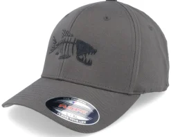 Fish Bones Dark Grey Flexfit - Skillfish