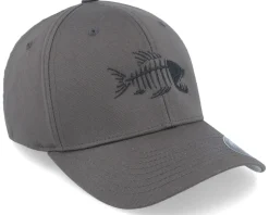 Fish Bones Dark Grey Flexfit - Skillfish