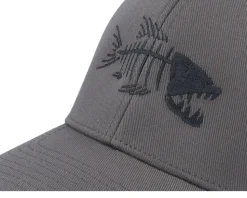 Fish Bones Dark Grey Flexfit - Skillfish