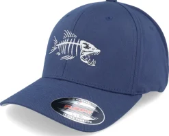 Fish Bones Navy Flexfit - Skillfish