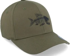 Fish Bones Olive Flexfit - Skillfish