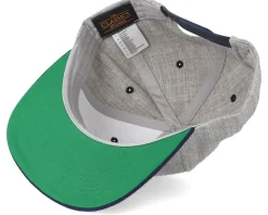 Fishing Circle Grey/Navy Snapback - Hunter