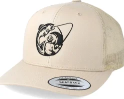 Fishing Circle Khaki Trucker - Hunter