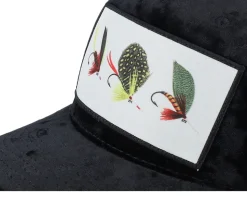 Fishing Flies Velvet Black Trucker - Skillfish