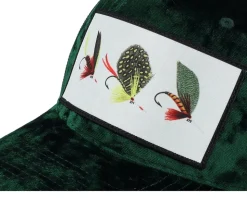 Fishing Flies Velvet Green/Black Trucker - Skillfish