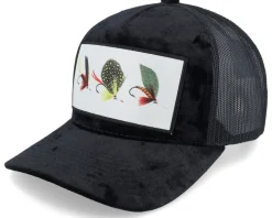 Fishing Flies Velvet Green/Black Trucker - Skillfish