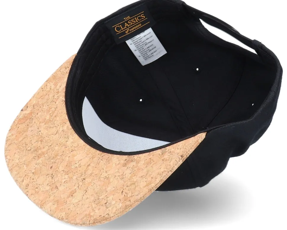 Fishing Hooks Patch Black/Cork Snapback - Skillfish