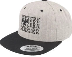 Fitness Workout Man Grey/Black Snapback - Berzerk