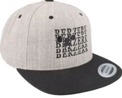 Fitness Workout Man Grey/Black Snapback - Berzerk