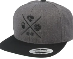 Fitness X Charcoal/Black Snapback - Berzerk