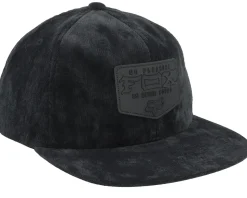 Fixated Black Snapback - Fox