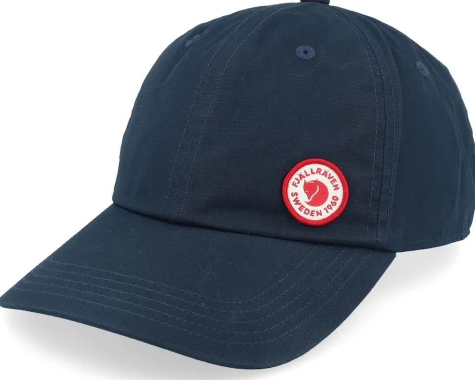 Fjällräven Logo Cap Dark Navy Dad Cap - Fjällräven