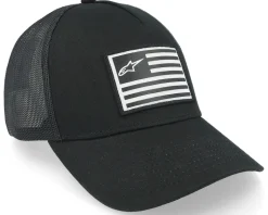 Flag Hat Black/Black Trucker - Alpinestars