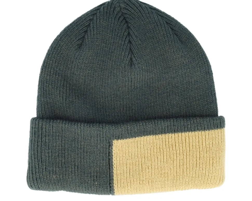 Flame Beanie Urban Chic Green Cuff - Upfront