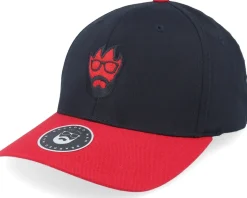 Flame Red/Black Flexfit - Bearded Man