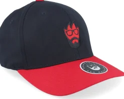 Flame Red/Black Flexfit - Bearded Man