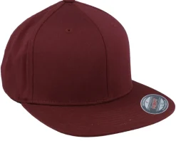 Flat Brim Maroon Fitted - Flexfit
