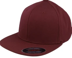 Flat Brim Maroon Fitted - Flexfit