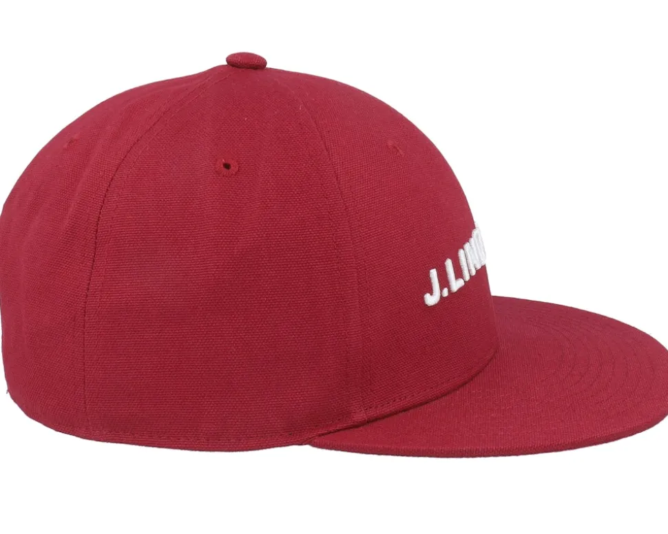 Flat Peak Cap Cabernet Snapback - J.Lindeberg