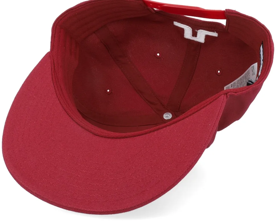 Flat Peak Cap Cabernet Snapback - J.Lindeberg