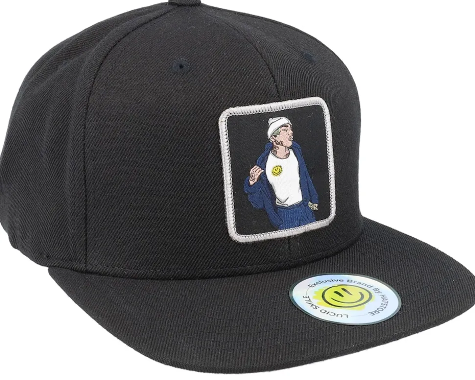 Flexiing Cash Patch Black/Black Snapback - Lucid Smile