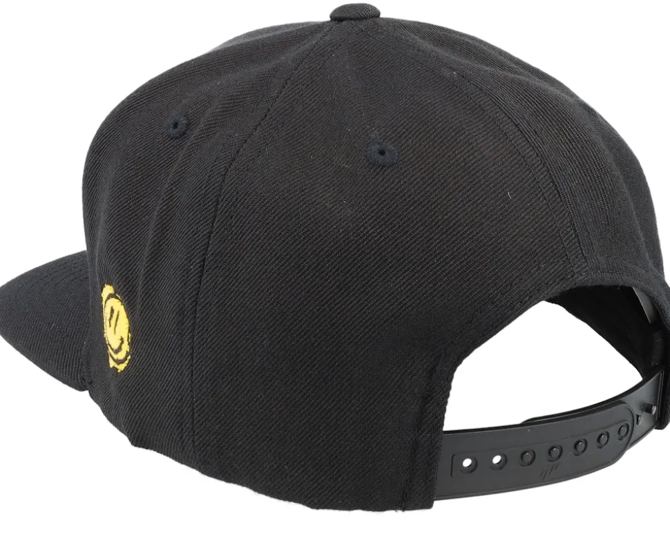 Flexiing Cash Patch Black/Black Snapback - Lucid Smile
