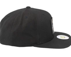 Flexing Abs Patch Black/Black Snapback - Lucid Smile