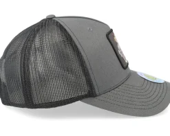 Flexing Abs Patch Charcoal/Black Trucker - Lucid Smile