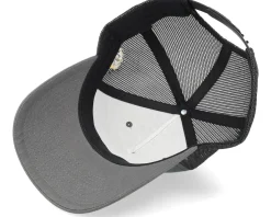 Flexing Abs Patch Charcoal/Black Trucker - Lucid Smile