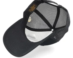 Flexing Cash Pach Black A-framed Trucker - Lucid Smile