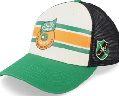 Florida Citrus Open Sinclair. 19Th Hole Golf White/Green/Black Trucker - American Needle