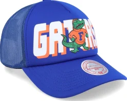 Florida Gators Billboard Blue Trucker - Mitchell & Ness