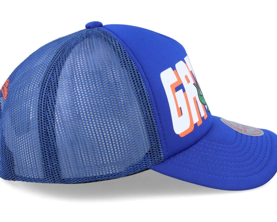 Florida Gators Billboard Blue Trucker - Mitchell & Ness