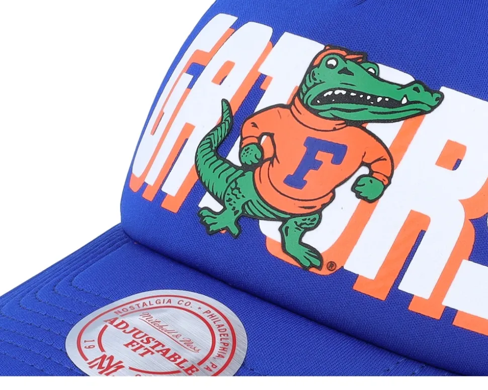 Florida Gators Billboard Blue Trucker - Mitchell & Ness