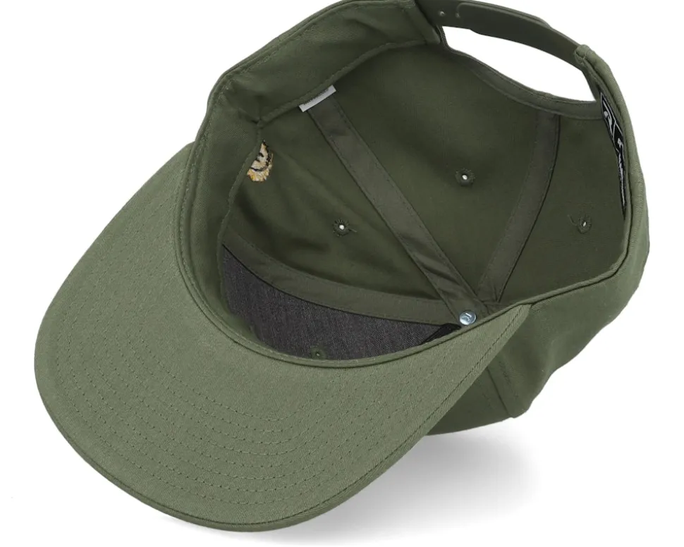 Flower Smile Grey/Birch/Army Olive Trucker - Lucid Smile