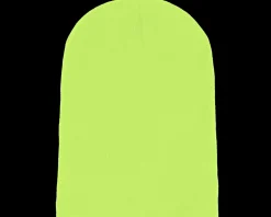 Fluorescent Yellow Long Blank Beanie - Beechfield