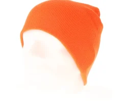 Fluorescent Orange Traditional Blank Beanie - Beechfield