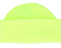 Fluorescent Yellow Short Blank Beanie - Beechfield