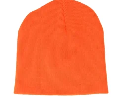 Fluorescent Yellow Traditional Blank Beanie - Beechfield