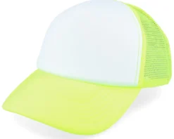 Fluorescent Yellow/White Vintage Trucker Foam - Beechfield