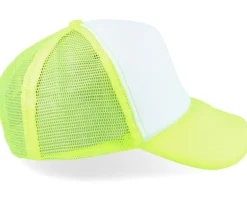 Fluorescent Yellow/White Vintage Trucker Foam - Beechfield