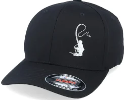 Fly Fisher Silhouette Black Flexfit - Skillfish