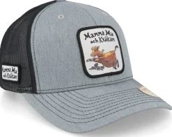 Flyger Grey/Black Trucker - Mamma Mu & Kråkan