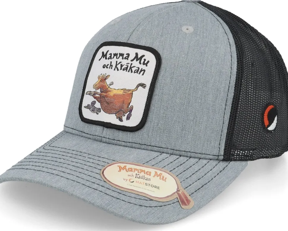 Flyger Grey/Black Trucker - Mamma Mu & Kråkan